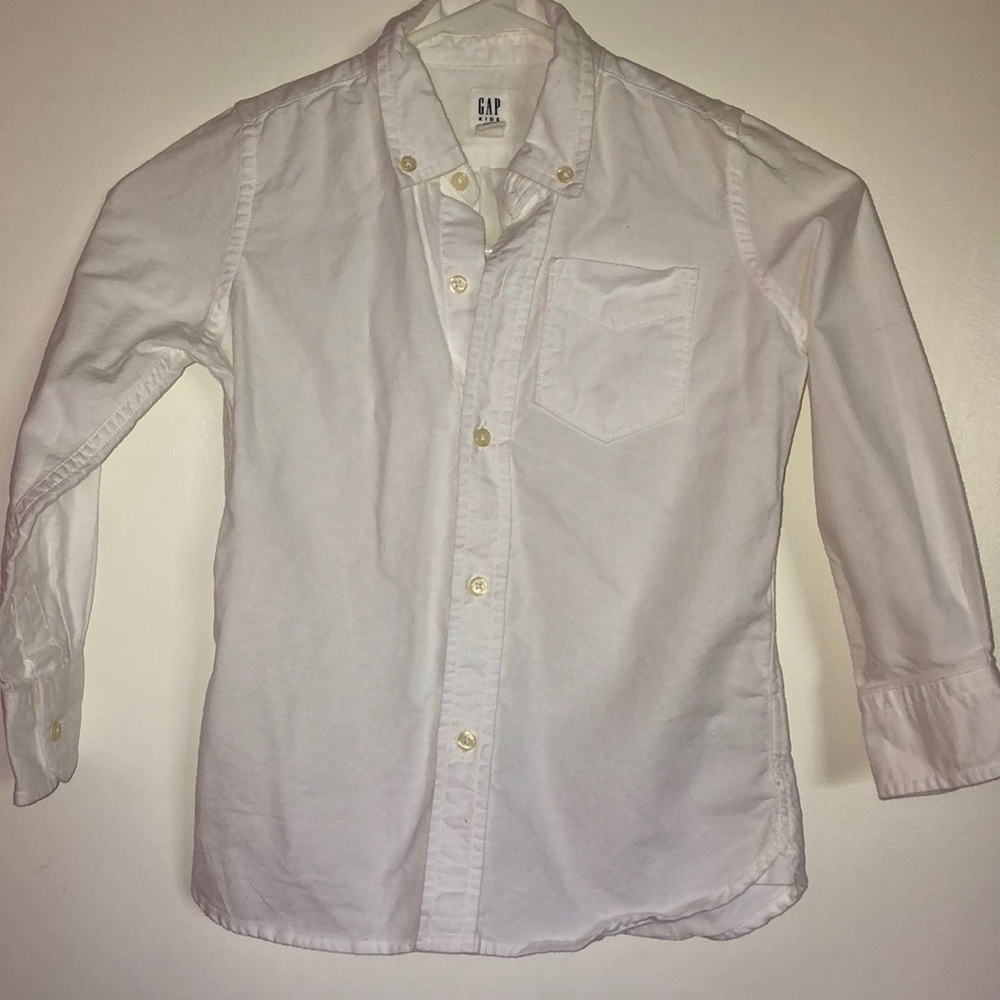 Gap Kids white buttondown